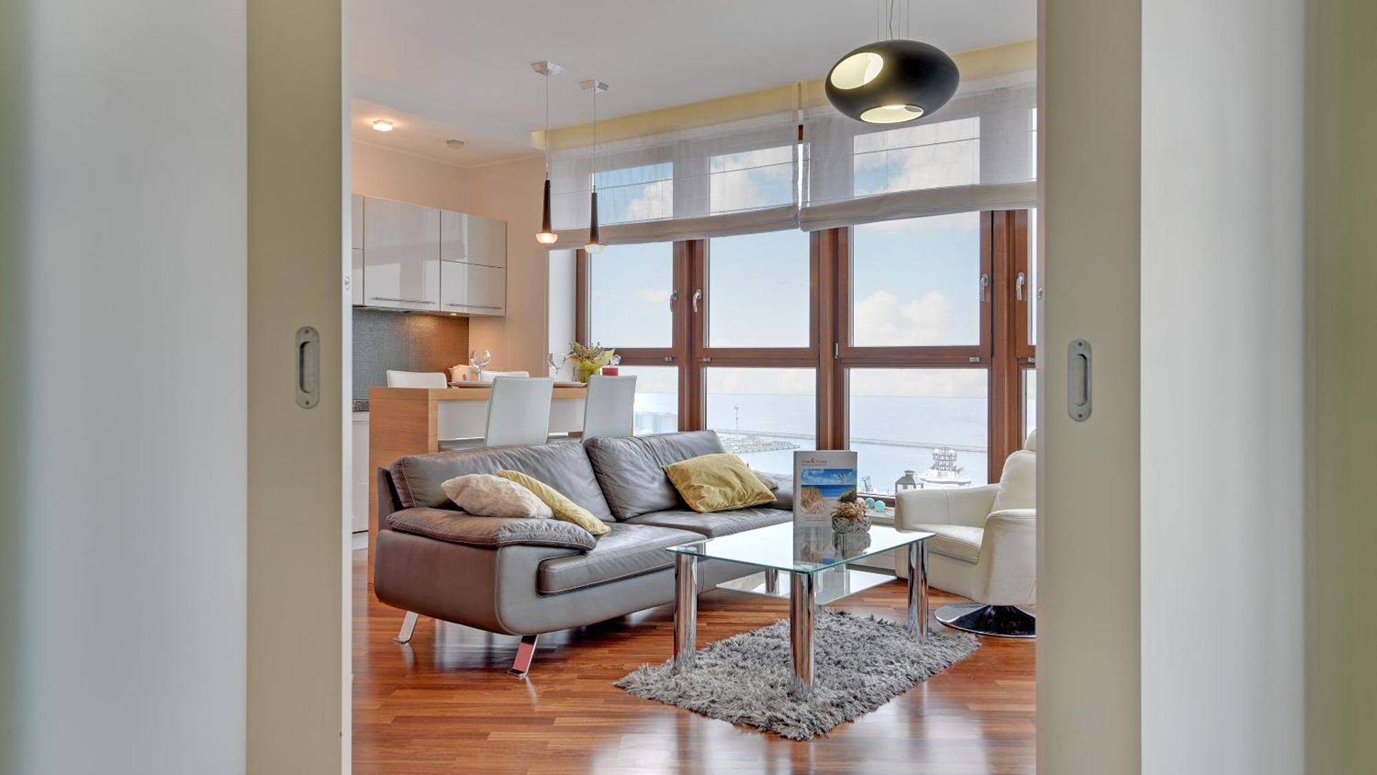 Dom & House - Apartamenty Sea Towers グディニャ 部屋 写真