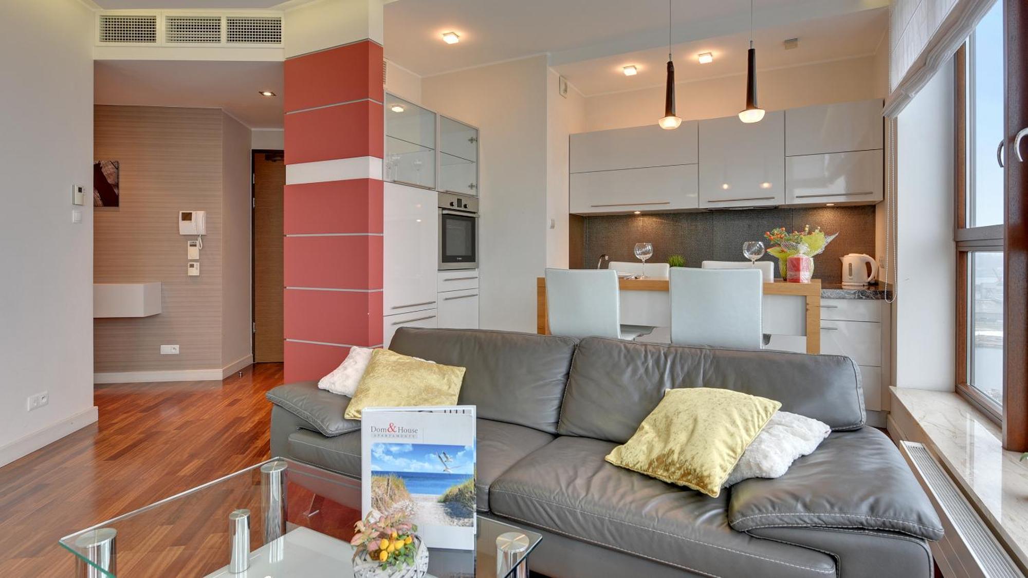Dom & House - Apartamenty Sea Towers グディニャ 部屋 写真
